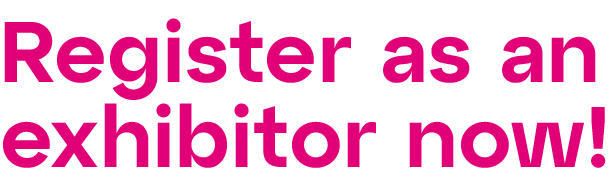 Register as an exhibitor now!